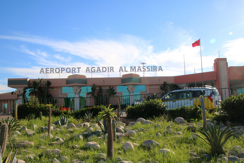 Passagers internationaux à l’aéroport d’Agadir Al Massira.