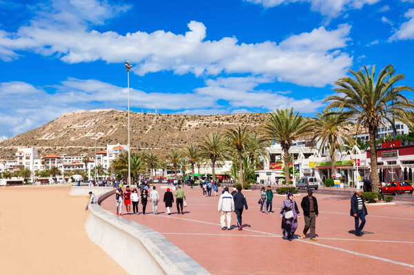 Corniche animée du Maroc, reflet du succès touristique en 2024